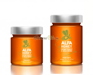 Alfa Honing uit Kreta - Thijm en wilde kruiden  - 450gr